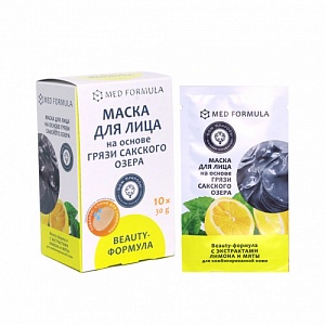 Маска для лица BEAUTY-ФОРМУЛА на основе грязи 30г 